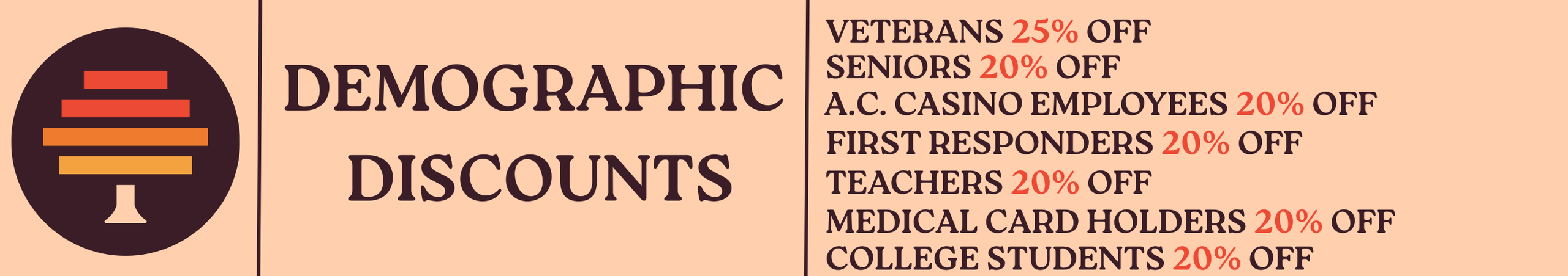 Seniors 20% OFF