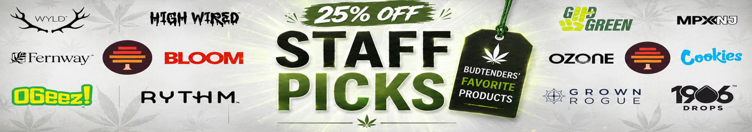 Staff Picks 25% OFF