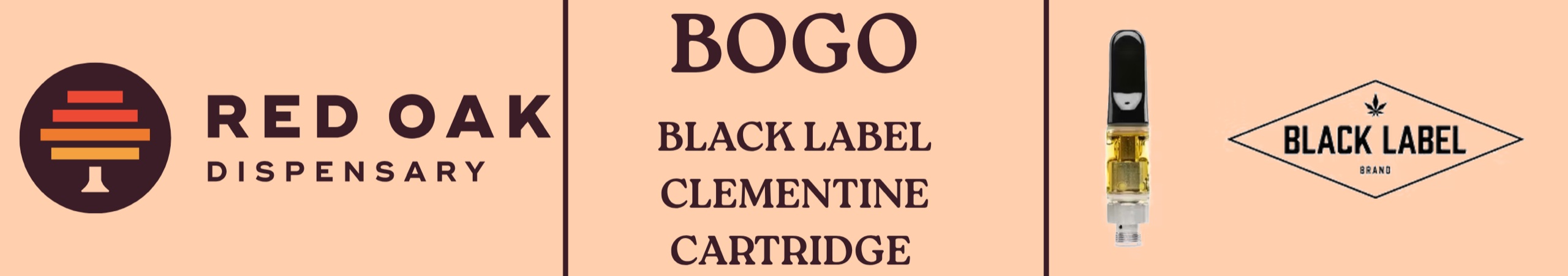 BOGO Black Label Clementine Cartridge
